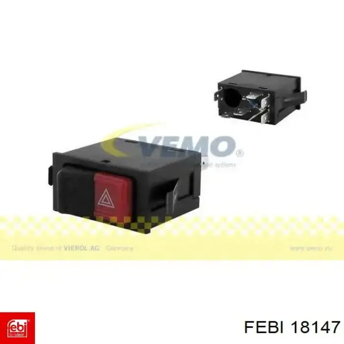 Botón de emergencia Febi 18147 precio, desde 8,24 EUR