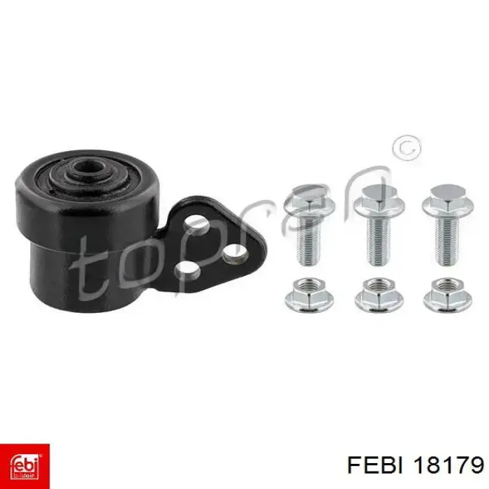 Silentblock del brazo de suspensión 18179 Febi