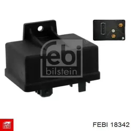 Relé de bujía de precalentamiento Febi 18342 precio, desde 20,07 EUR