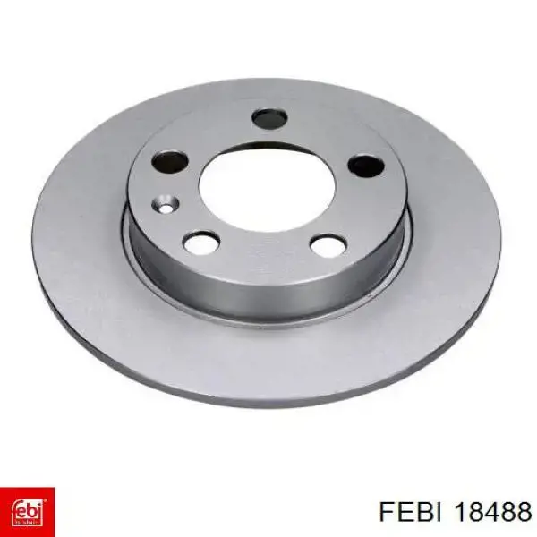 Disco de freno trasero 18488 Febi