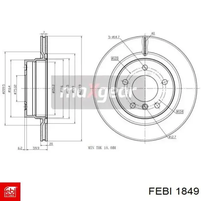 Tornillo de rueda A1404000170 Mercedes