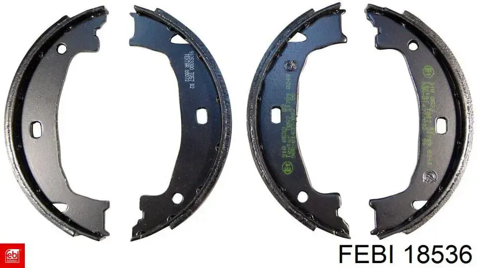 Zapatas de freno de mano 18536 Febi