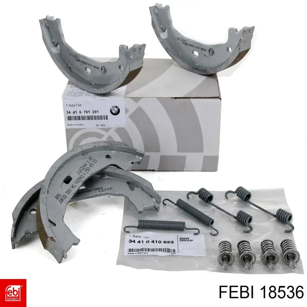 Comprar 18536 Febi Juego de zapatas de frenos, freno de estacionamiento