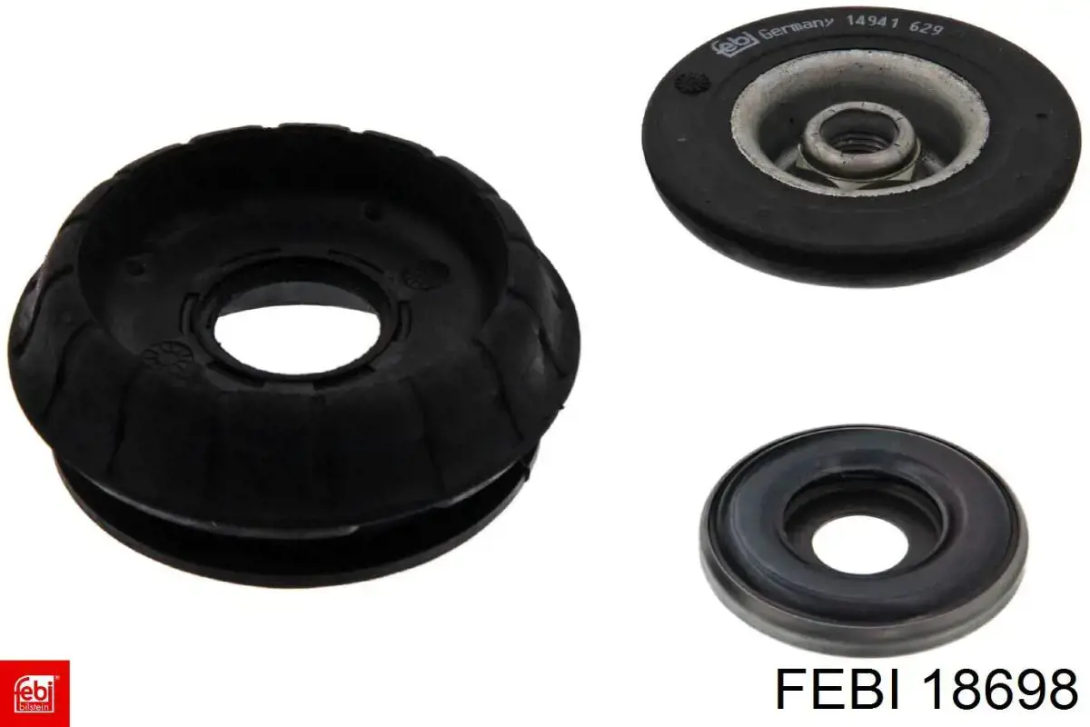 18698 Febi Soporte amortiguador delantero izquierdo