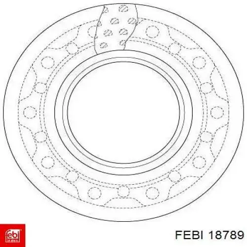 Comprar 106501 Febi Tensor de correa poli V 