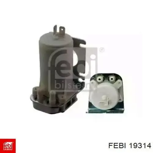 19314 Febi Bomba de limpiaparabrisas delantera