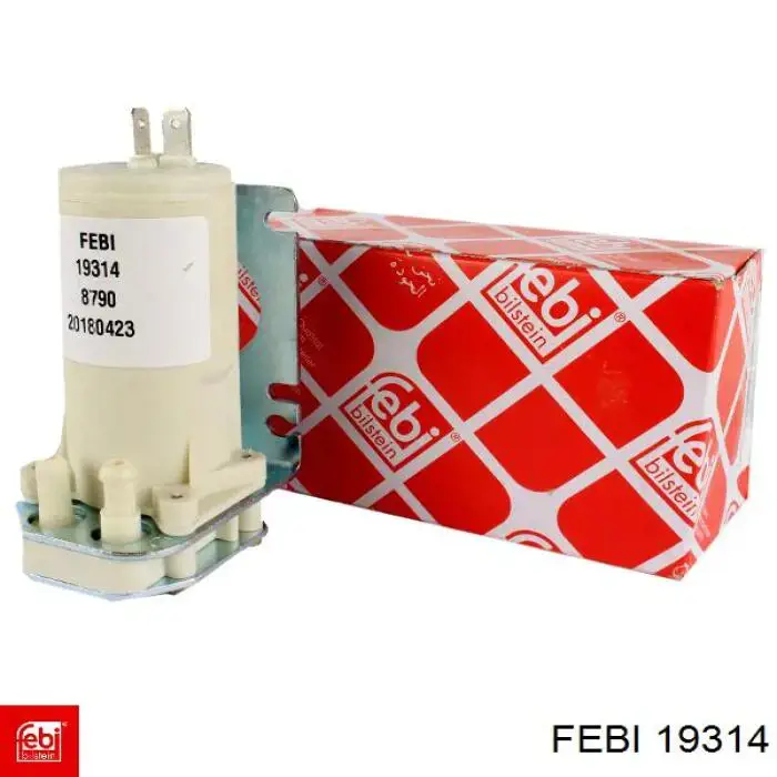 Bomba de agua limpiaparabrisas, delantera 19314 Febi