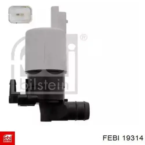 Bomba de agua de lavado, lavado de parabrisas, delantera Febi 19314 precio, desde 17,53 EUR