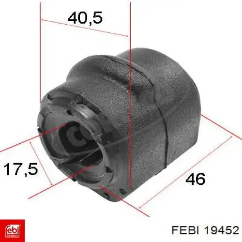 19452 Febi casquillo de barra estabilizadora delantera