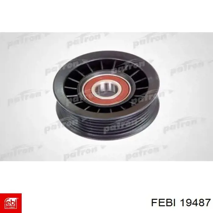 Tensor de la correa trapecial poli v Febi 19487