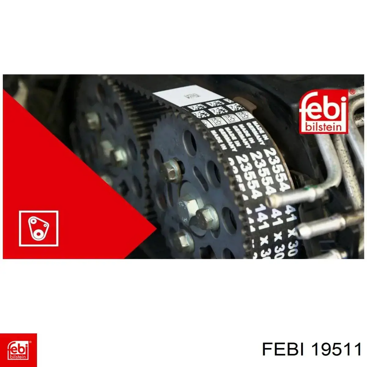 19511 Febi rodillo, cadena de distribución