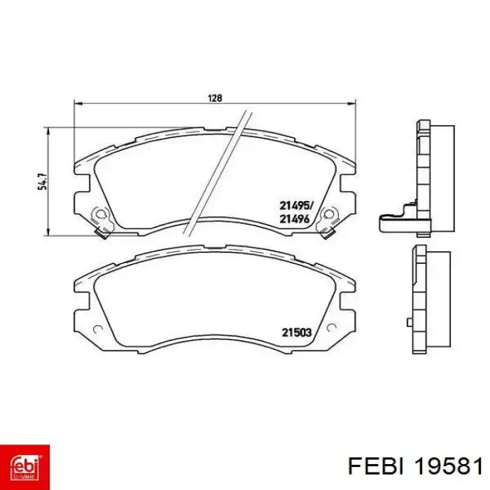  Febi 19581 precio, desde 5,48 EUR