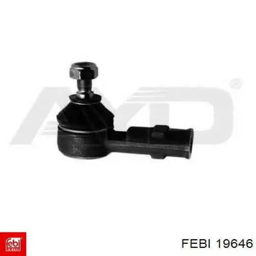 Brazo inferior derecho de la suspensión delantera 19646 Febi
