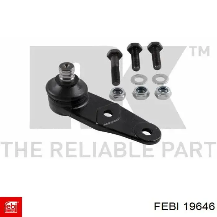 Comprar 19646 Febi Brazo inferior derecho de la suspensión delantera