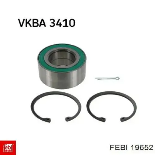 Cojinete de rueda delantero Febi 19652 precio, desde 30,40 EUR