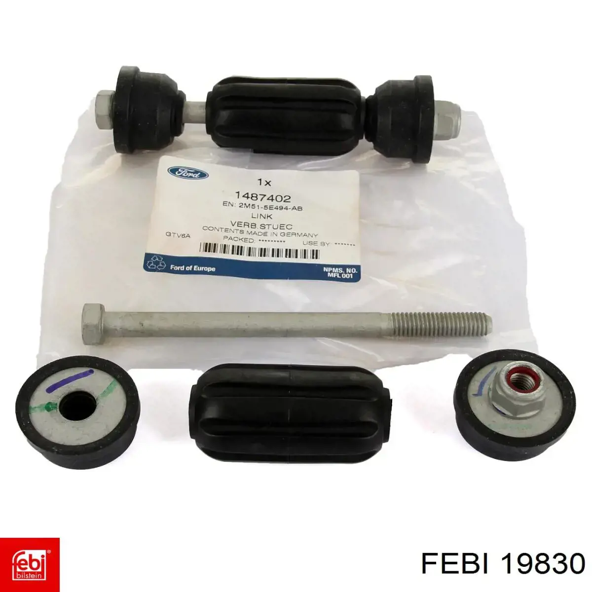 Gomas de barra estabilizadora Febi 19830