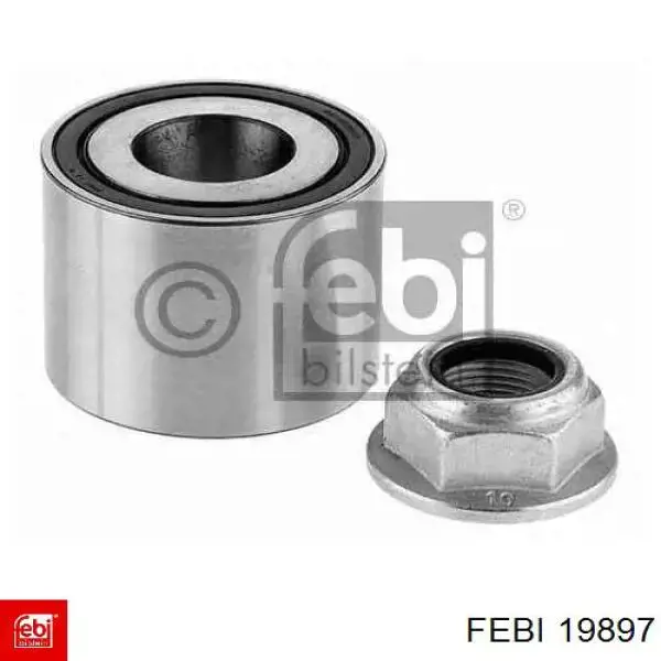 Cojinete de cubo delantero Febi 19897 precio, desde 17,79 EUR