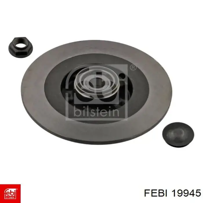 Soporte de rodamiento intermedio del semieje delantero 19945 Febi