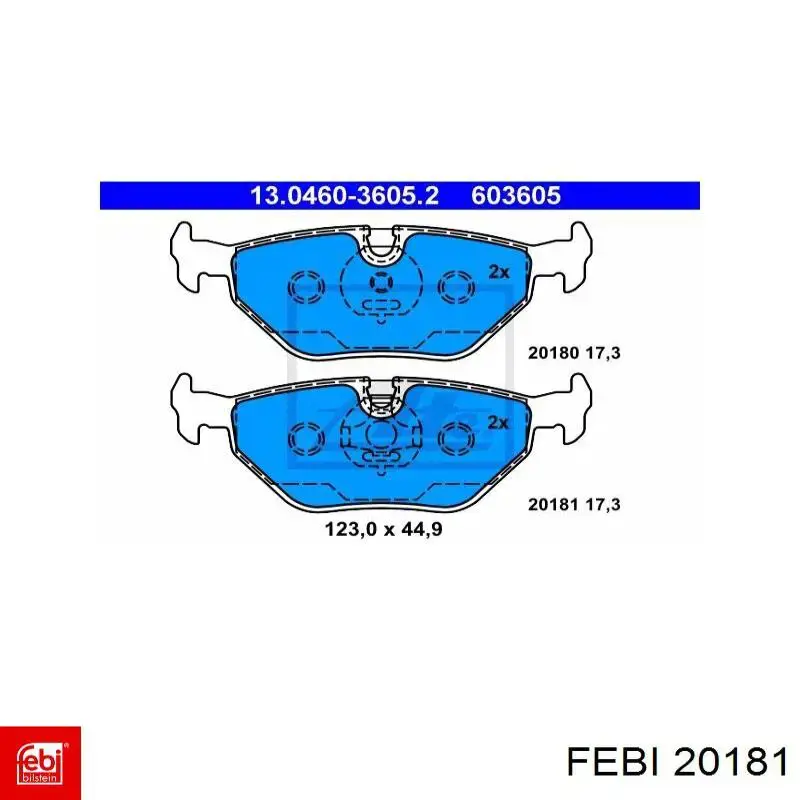 20181 Febi amortiguador trasero