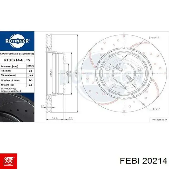 20214 Febi amortiguador trasero