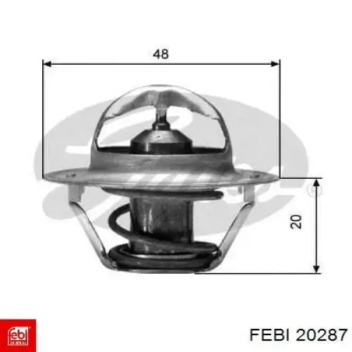 Amortiguador 20287 Febi