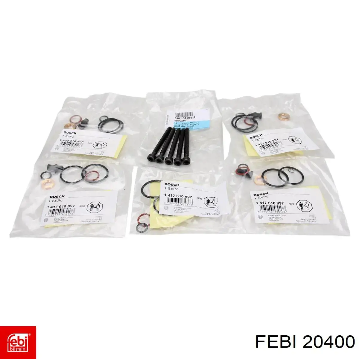 Amortiguador trasero 20400 Febi