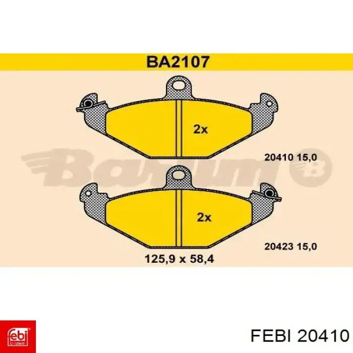 Comprar 20410 Febi 