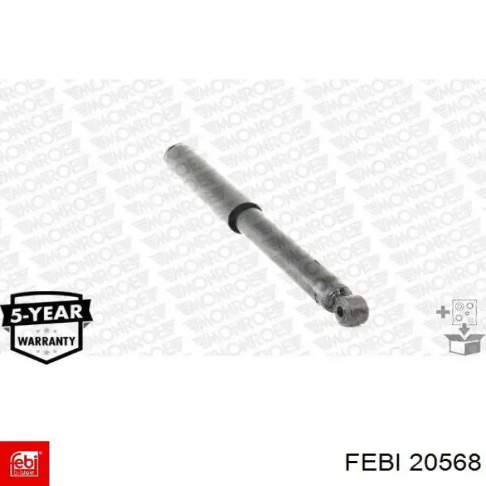 Amortiguador trasero Febi 20568 precio, desde 38,01 EUR