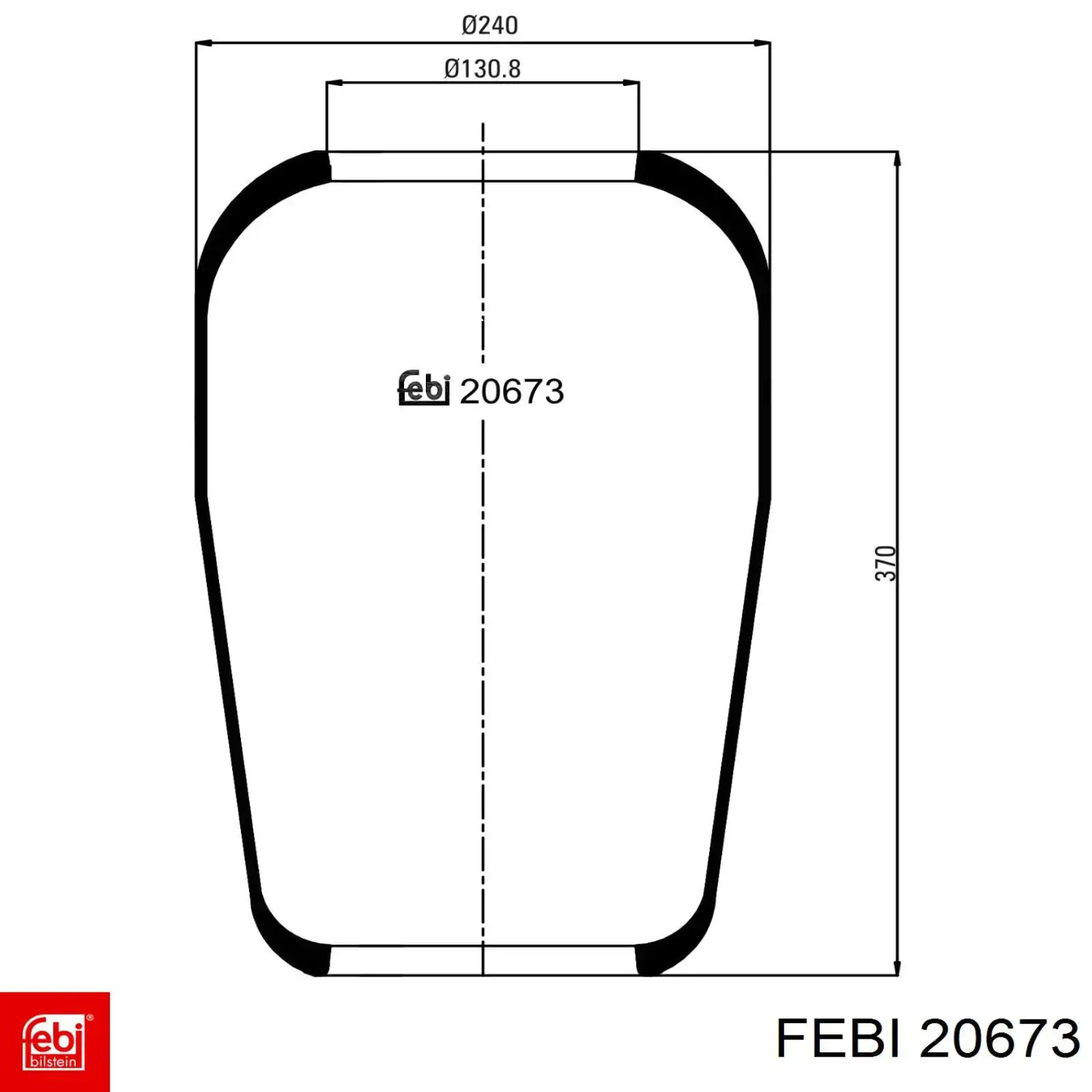 04714025 Iveco muelle neumático, suspensión