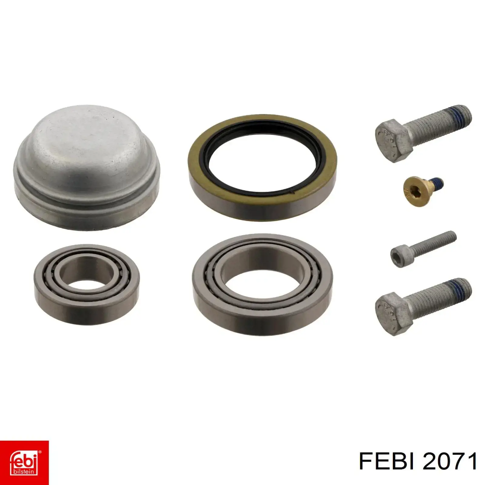 Cojinete de rueda delantero 2071 Febi