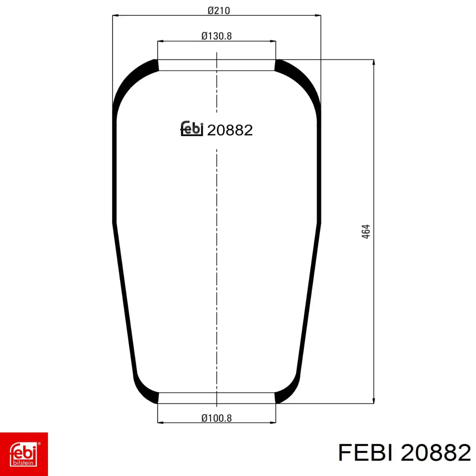 Comprar 20882 Febi Bolsa neumática del eje