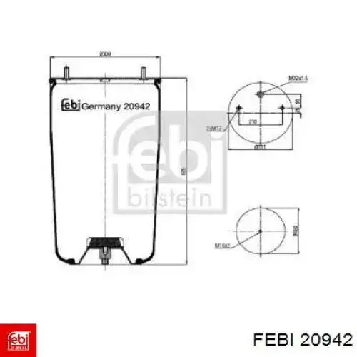 Comprar RML7053 Blacktech Bolsa neumática del eje