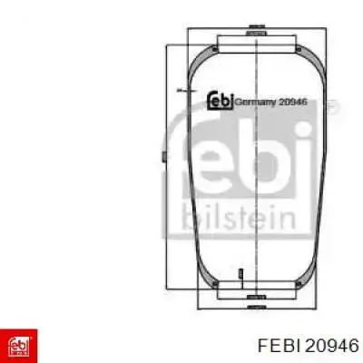 Comprar 946N Continental/Siemens Bolsa de aire del eje delantero