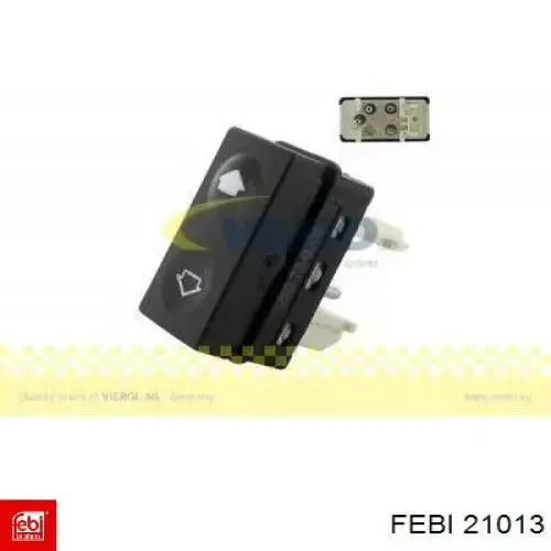 Interruptor de control del techo solar 21013 Febi