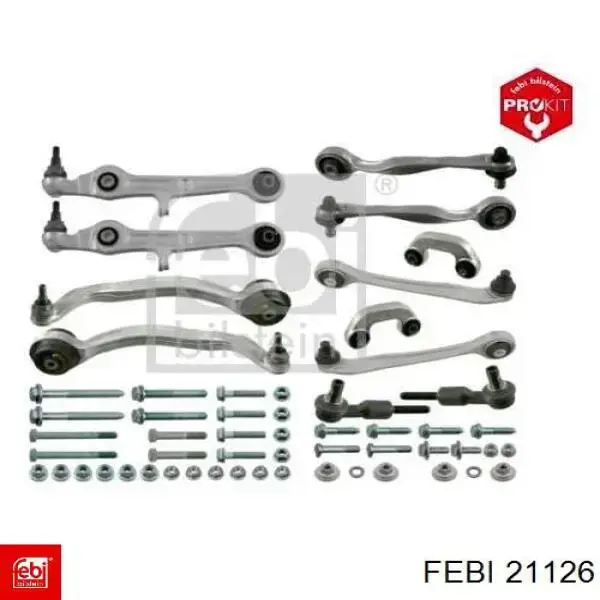 Comprar 21126 Febi Juego de pernos de fijación del brazo delantero