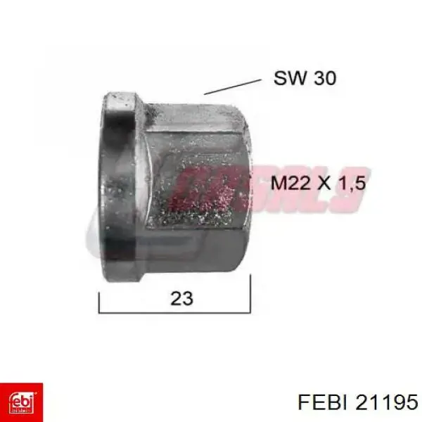 Comprar 21195 Febi Acoplamiento elástico del cardán delantero/trasero