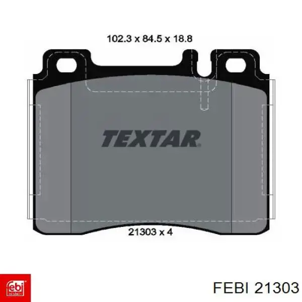 Brazo inferior derecho de la suspensión delantera Febi 21303 precio, desde 103,09 EUR