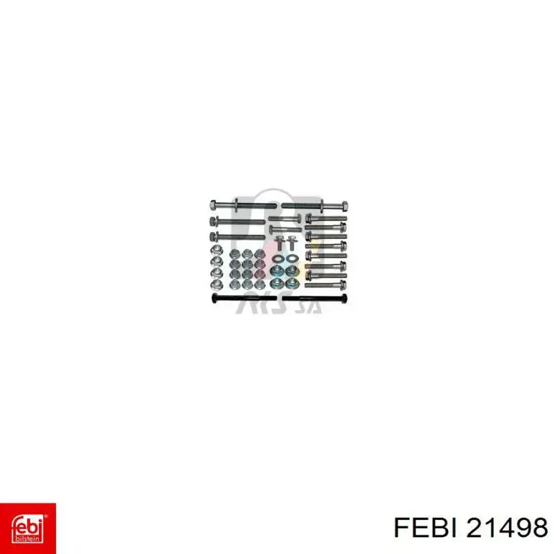 Juego de pernos de fijación del brazo delantero 21498 Febi