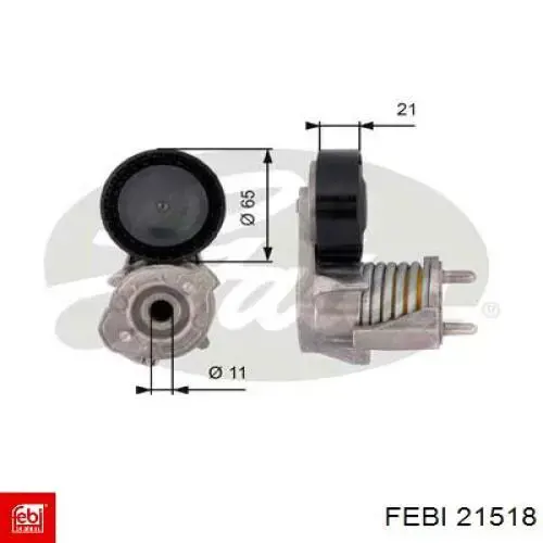 Árbol flexible del velocímetro  Febi 21518 precio, desde 16,91 EUR
