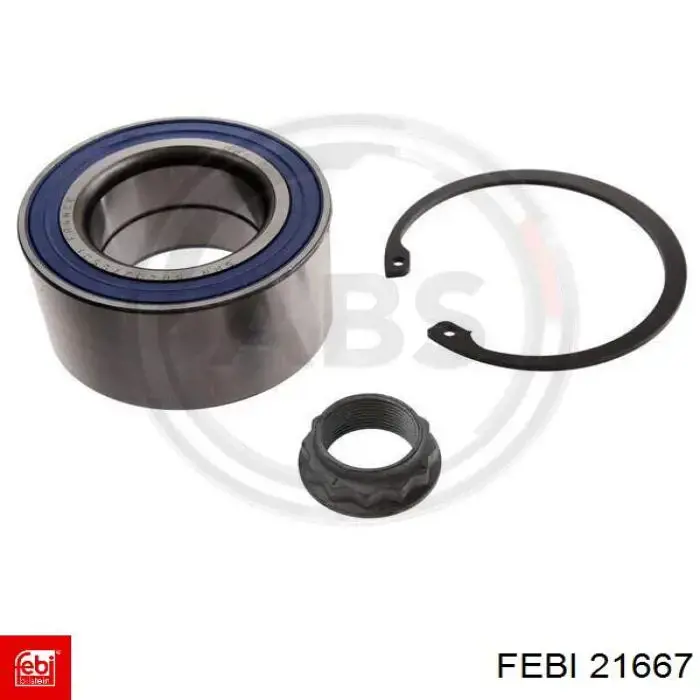 Cojinete de cubo delantero Febi 21667 precio, desde 43,74 EUR