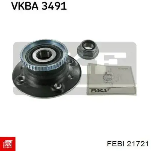 Comprar 21721 Febi Cubo de rueda, Eje trasero