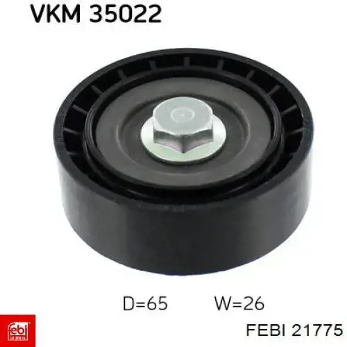 Silentblock de cabina 21775 Febi