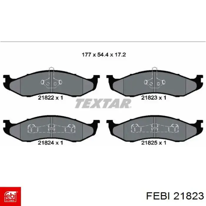 Buje de barra estabilizadora trasera Febi 21823 precio, desde 3,85 EUR