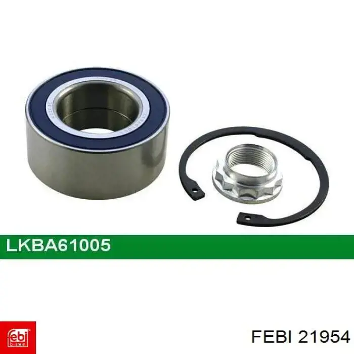Cojinete de rueda 21954 Febi