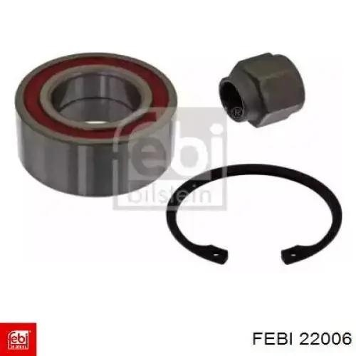 Cojinete de rueda delantero Febi 22006 precio, desde 22,84 EUR