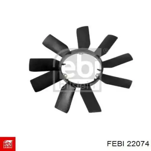 22074 Febi rodete ventilador, refrigeración de motor