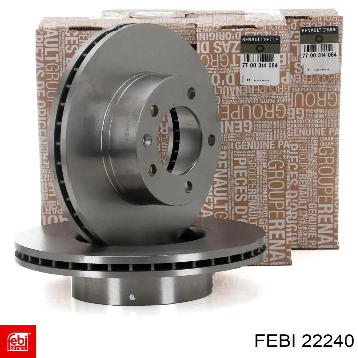Frenos delanteros Febi 22240 precio, desde 49,17 EUR