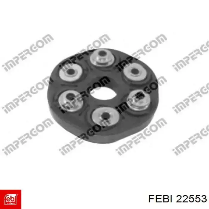 Comprar 22553 Febi Acoplamiento elástico delantero del cardán