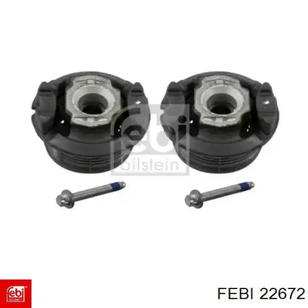 silentblock del eje trasero Febi 22672