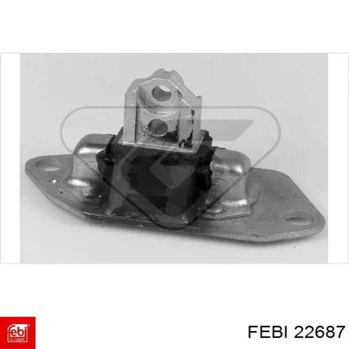 Soporte de motor derecho Febi 22687 precio, desde 48,83 EUR